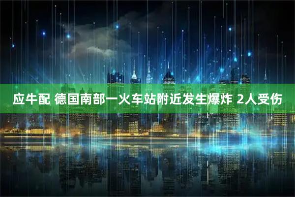 应牛配 德国南部一火车站附近发生爆炸 2人受伤